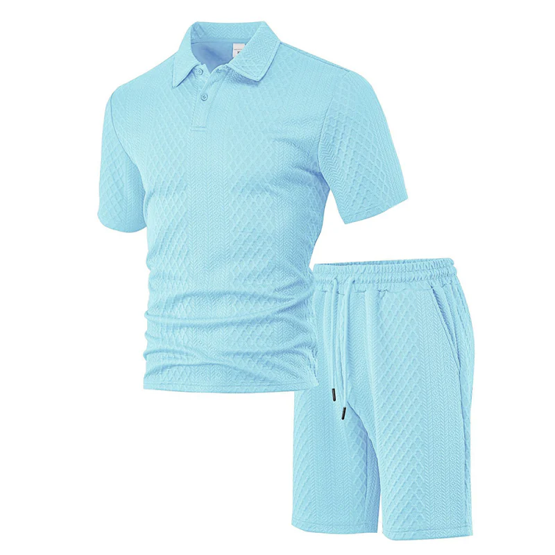 💞50K+ SOLD!💥🩳Men's Diamond Print 2-Piece Set – Ready in seconds! Soft, breathable top with easy shorts. No fuss, just style. Perfect for garden BBQs or coffee dates. - Image 20