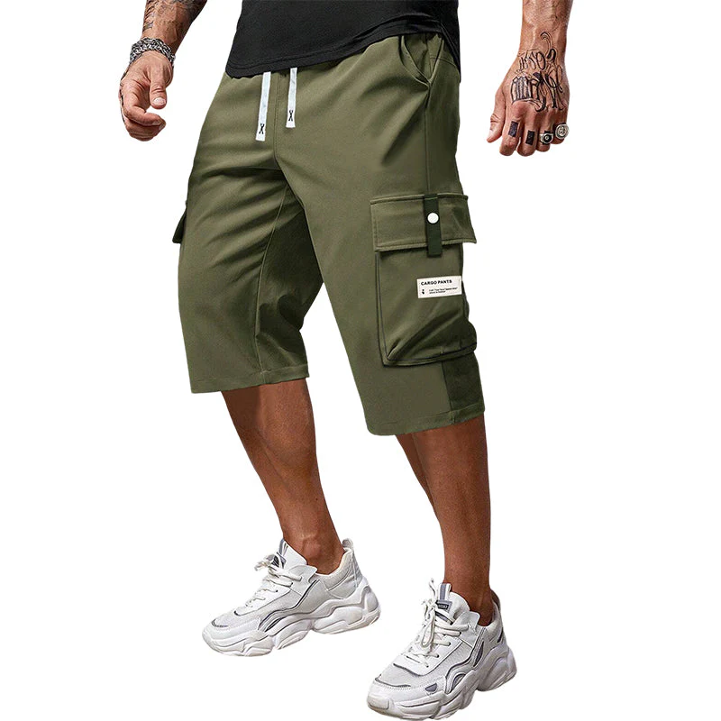 🩳Spring Special: 40% Off⛅Men's Casual Drawstring Capri Cargo Pants👖 - Image 12