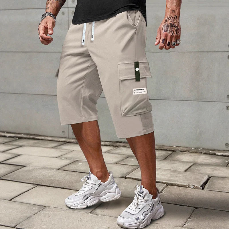 🩳Spring Special: 40% Off⛅Men's Casual Drawstring Capri Cargo Pants👖 - Image 4
