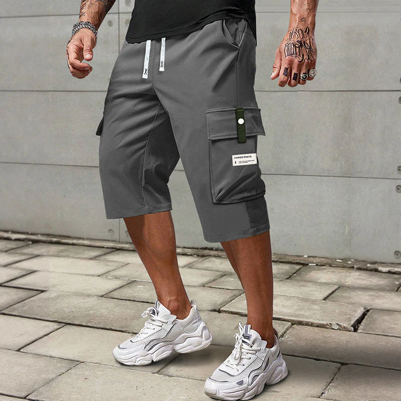 🩳Spring Special: 40% Off⛅Men's Casual Drawstring Capri Cargo Pants👖 - Image 5