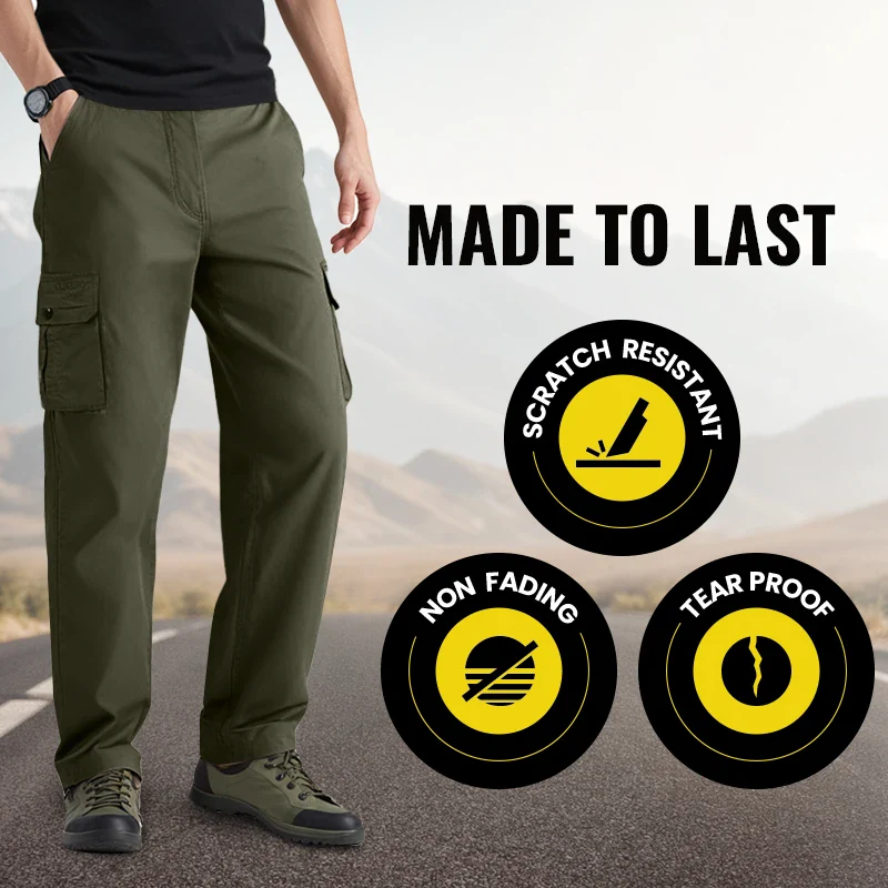 👖Men’s Multi-Pocket Cargo Pants - Image 2