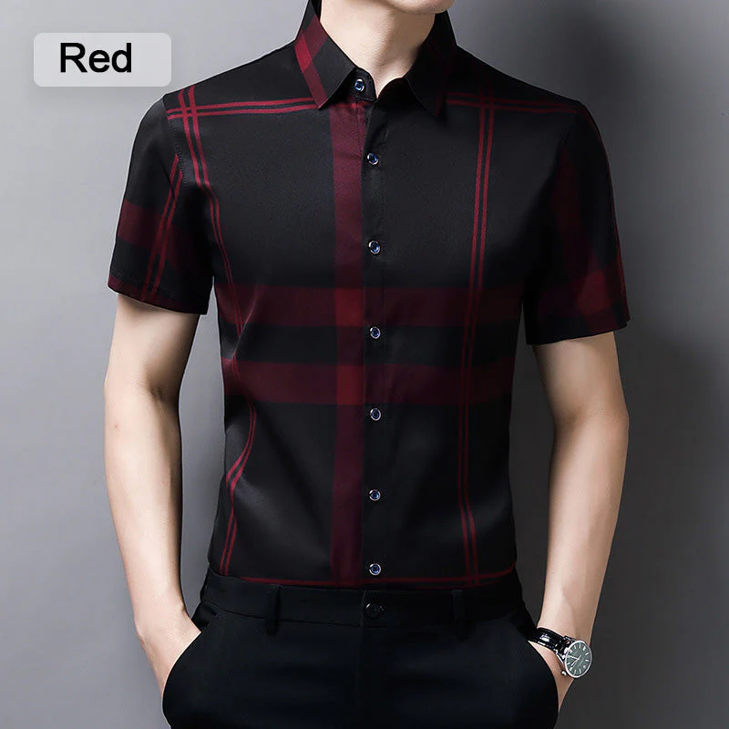 Men’s Casual Breathable Soft Short Sleeve Shirt - Image 11