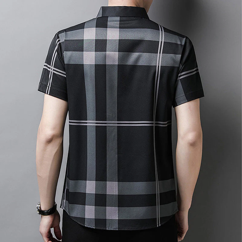 Men’s Casual Breathable Soft Short Sleeve Shirt - Image 2