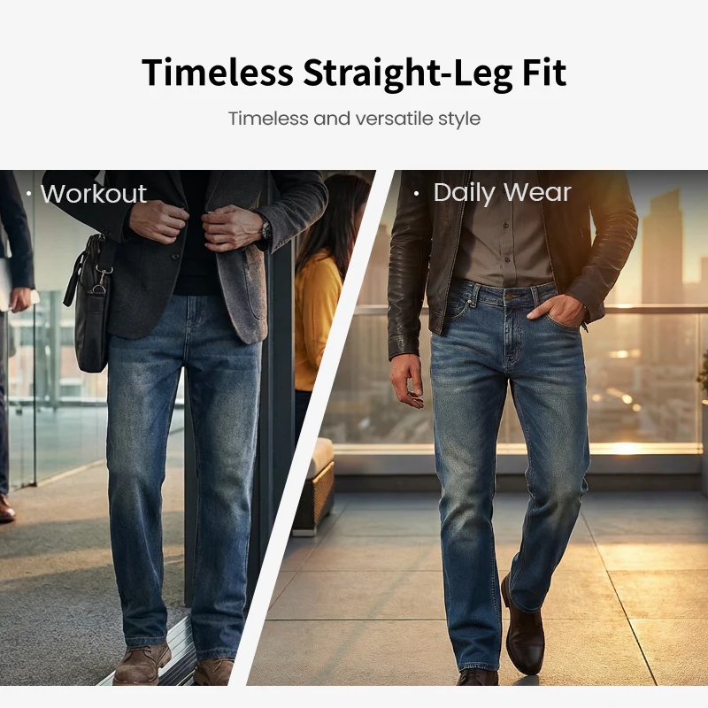 👖New Arrival Hot Sale - 40% OFF!💥Men's Straight-Leg Stretch Jeans - Image 5