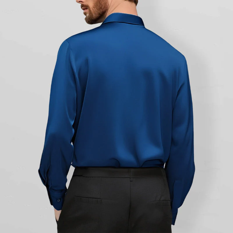✨2025 New Premium Business Shirt👔Men's Wrinkle-Free Button-Down Shirt - Image 5