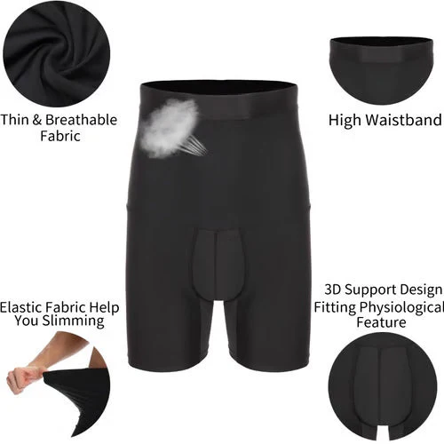 ⏳Time-limited Special⏰Men's Compression Shorts - High Waist Tummy Control & Sweat-Wicking - Image 10