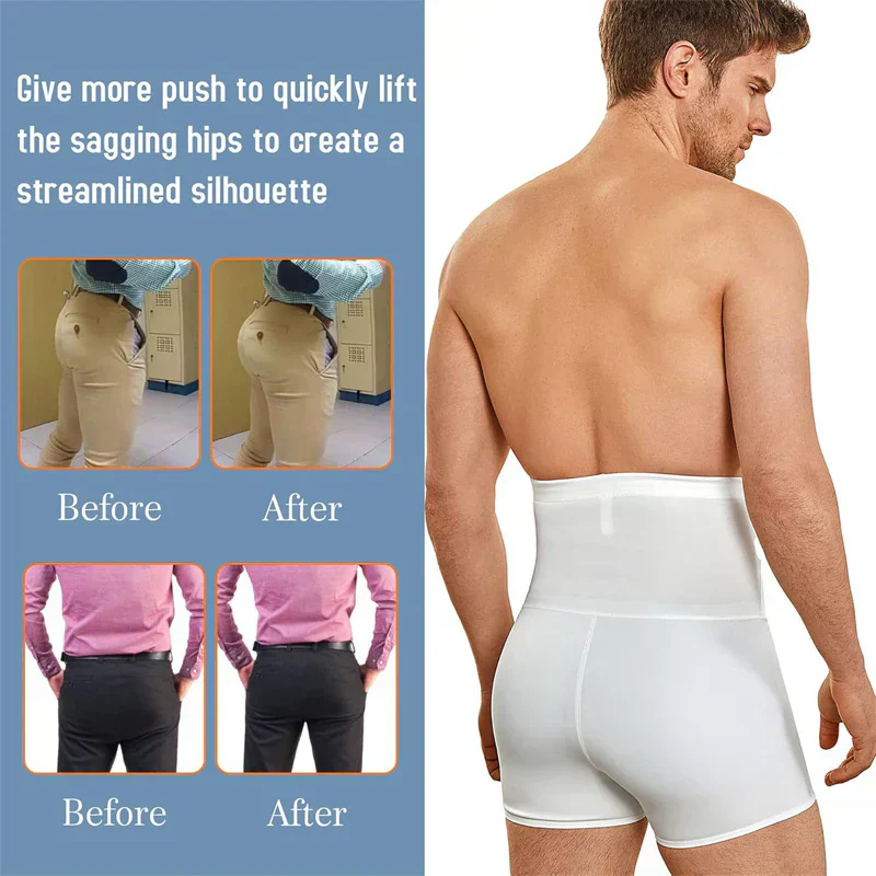⏳Time-limited Special⏰Men's Compression Shorts - High Waist Tummy Control & Sweat-Wicking - Image 14