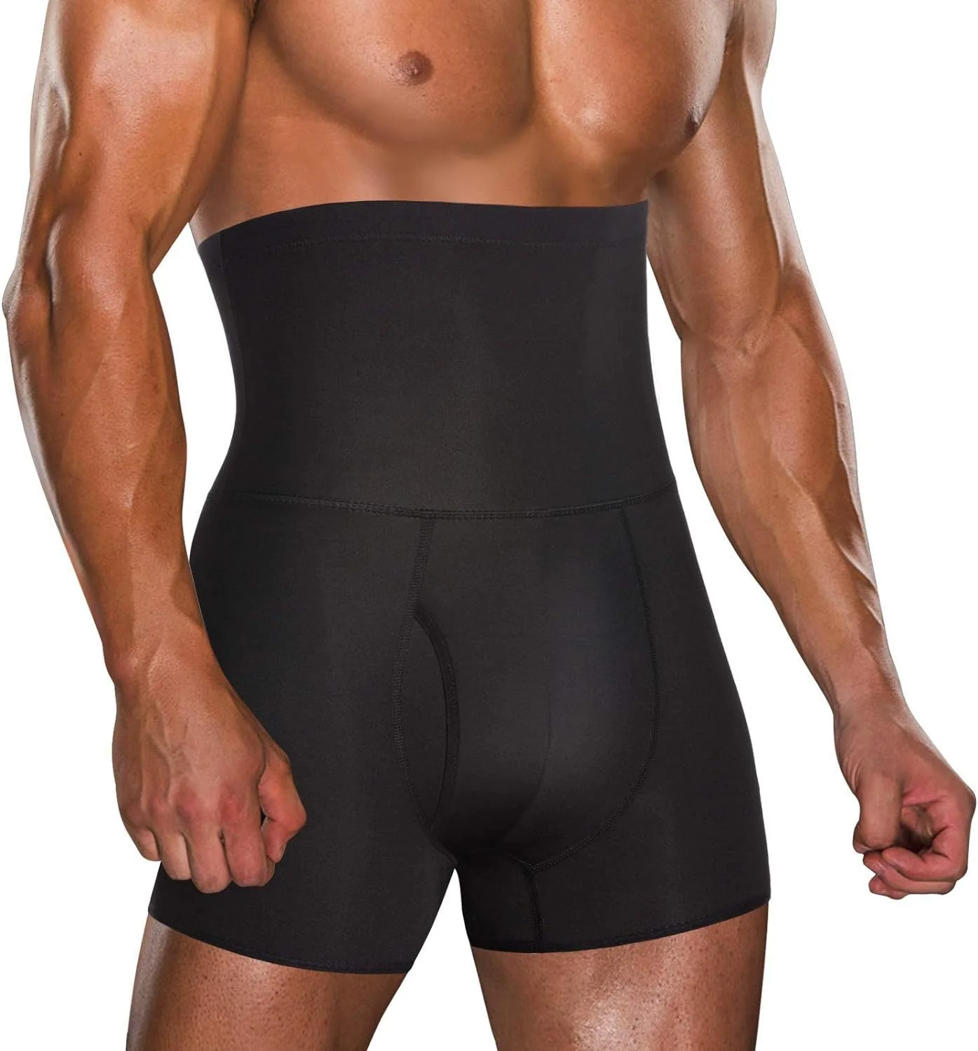 ⏳Time-limited Special⏰Men's Compression Shorts - High Waist Tummy Control & Sweat-Wicking - Image 16