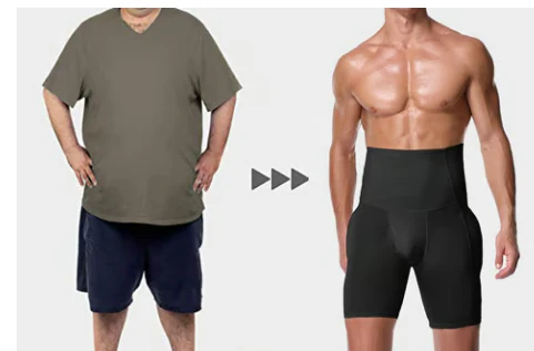 ⏳Time-limited Special⏰Men's Compression Shorts - High Waist Tummy Control & Sweat-Wicking - Image 2