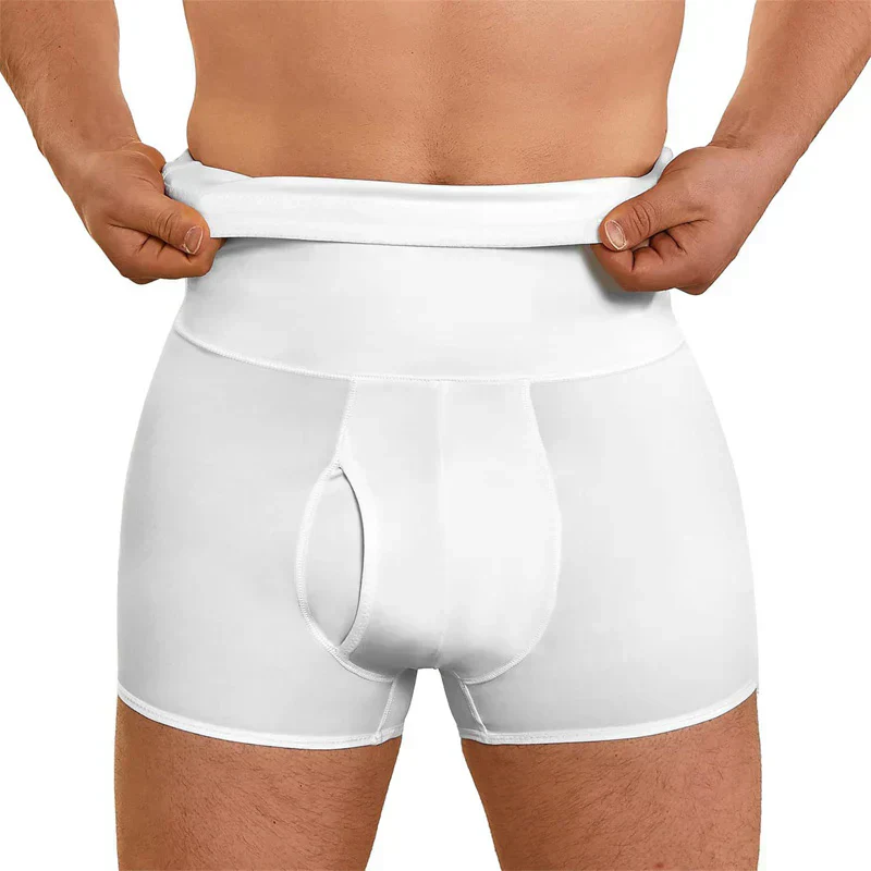 ⏳Time-limited Special⏰Men's Compression Shorts - High Waist Tummy Control & Sweat-Wicking - Image 8