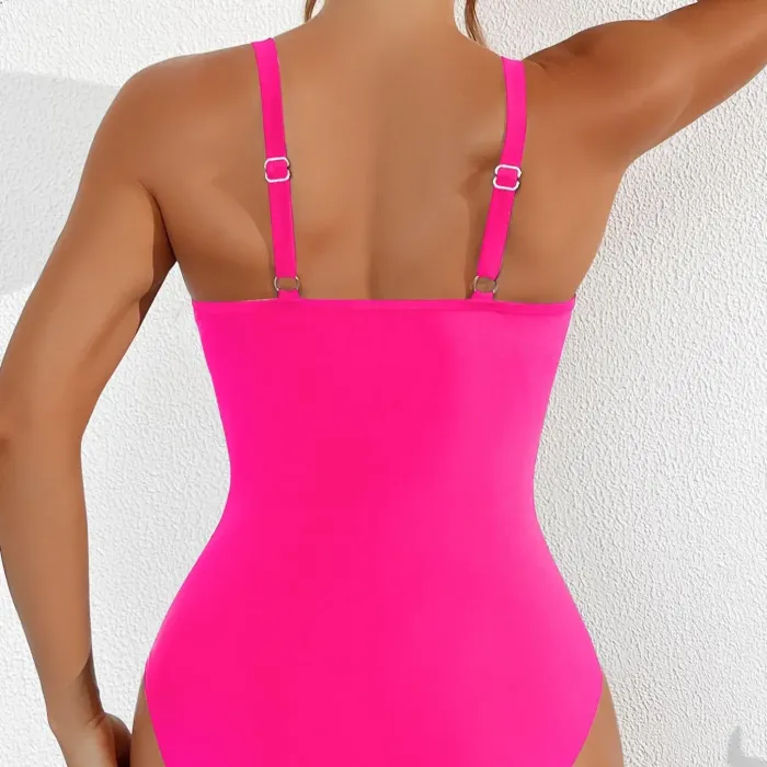 💥Last Day Special Sale 49% OFF💃Women's Mesh Ruched One-piece Swimsuit - Image 8