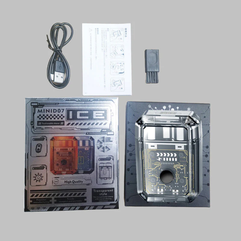 🎁2025 Hot Sale - 49% OFF😍Mini Transparent Body Dual Head Magnetic Electric Shaver - Image 13