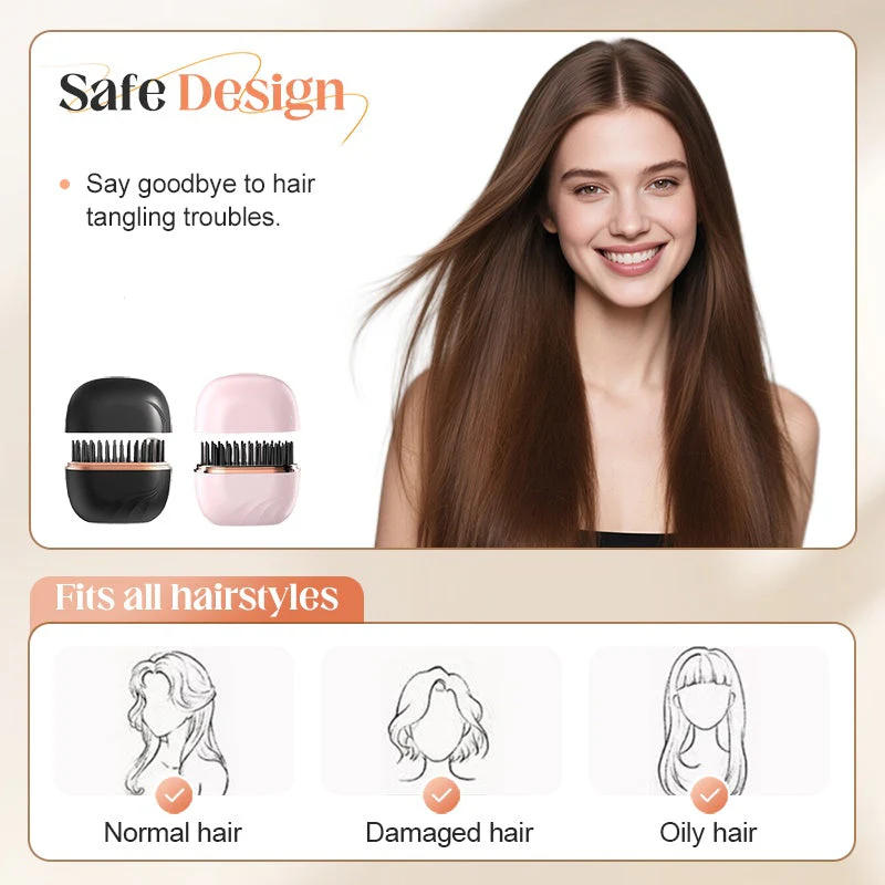 🏆Flash Sale 40% OFF⚡🔥Mini Cordless Hair Straightener Comb - Image 5