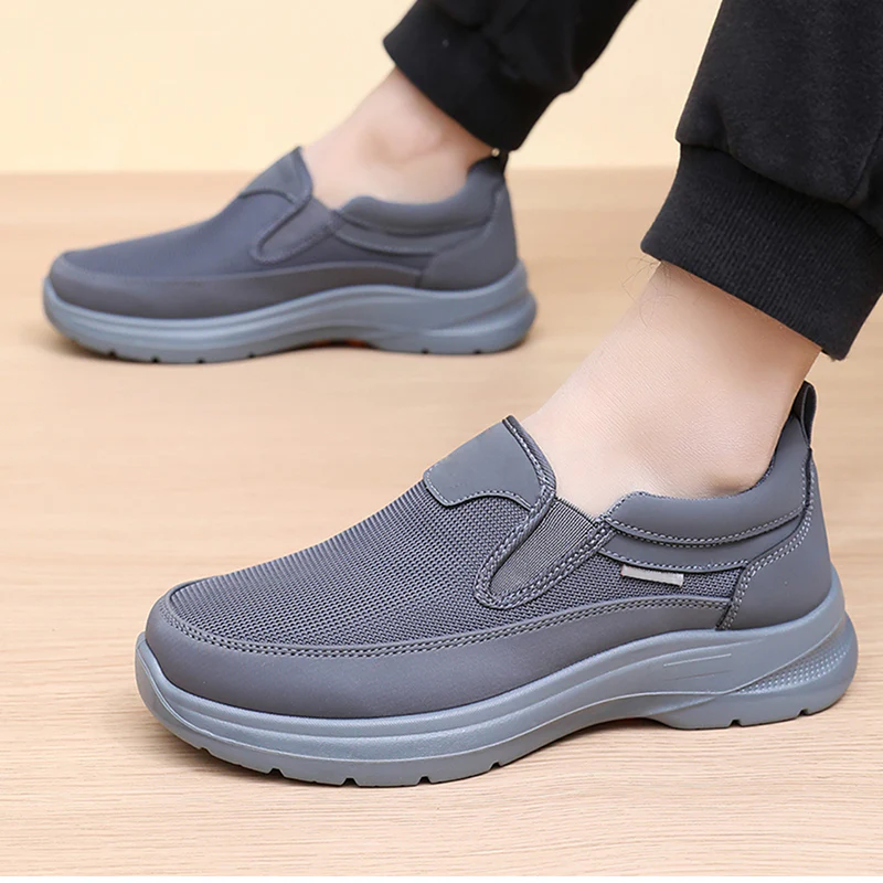 👟40% OFF NOW! ✨ Men's Orthopedic Breathable Slip-On Sneakers - Arch Support with Memory Foam Insoles for All-Day Comfort 🏃‍♂️💨 - Image 4