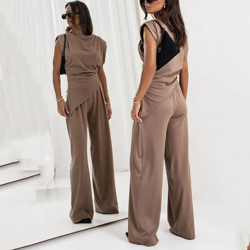 🌸Spring Specials💐 Women’s Elegant Solid Color Two-Piece Set - Image 11