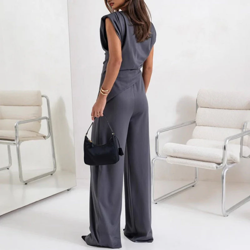 🌸Spring Specials💐 Women’s Elegant Solid Color Two-Piece Set - Image 9