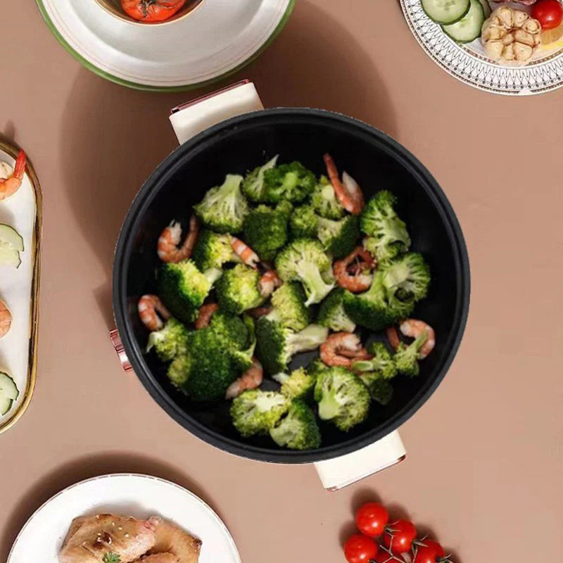 Multi-Functional Electric Non-Stick Pot with Steamer - Image 6