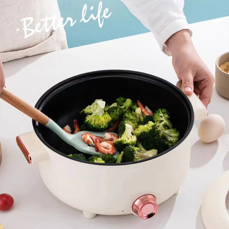 Multi-Functional Electric Non-Stick Pot with Steamer - Image 7