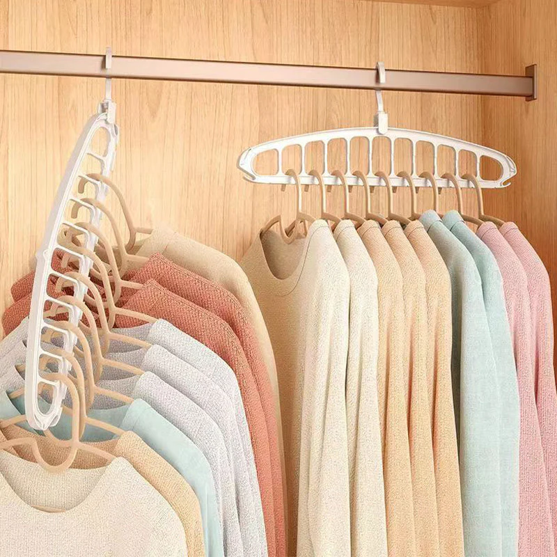 🥳New Year Specials🔥Multifunctional Foldable Clothes Hanger with 11-Hole - Image 11