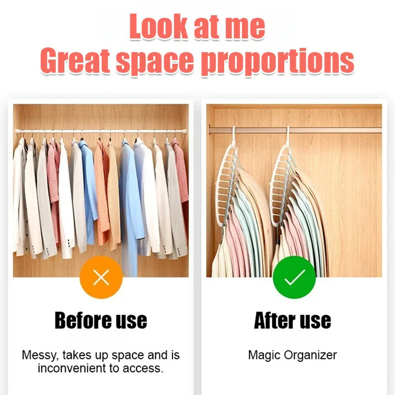 🥳New Year Specials🔥Multifunctional Foldable Clothes Hanger with 11-Hole - Image 12