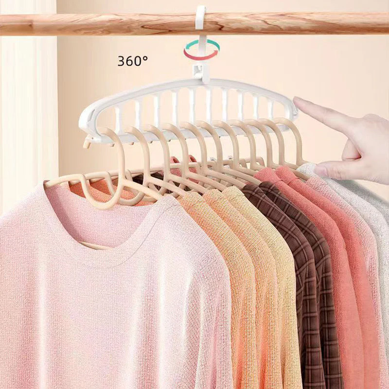 🥳New Year Specials🔥Multifunctional Foldable Clothes Hanger with 11-Hole - Image 8