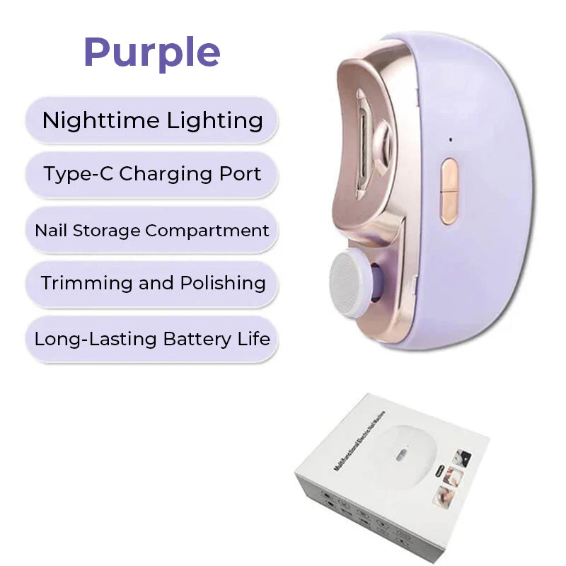 🎁 Hot Sale 49%OFF🔥3 in 1 Automatic Electric Nail Clipper with Polishing【Safe and convenient】 - Image 16