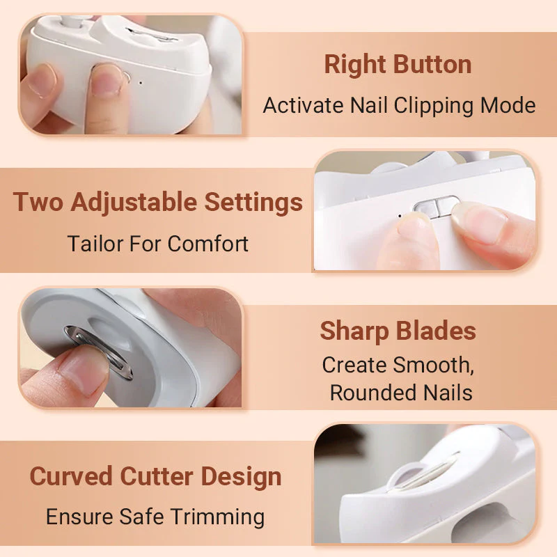 🎁 Hot Sale 49%OFF🔥3 in 1 Automatic Electric Nail Clipper with Polishing【Safe and convenient】 - Image 4