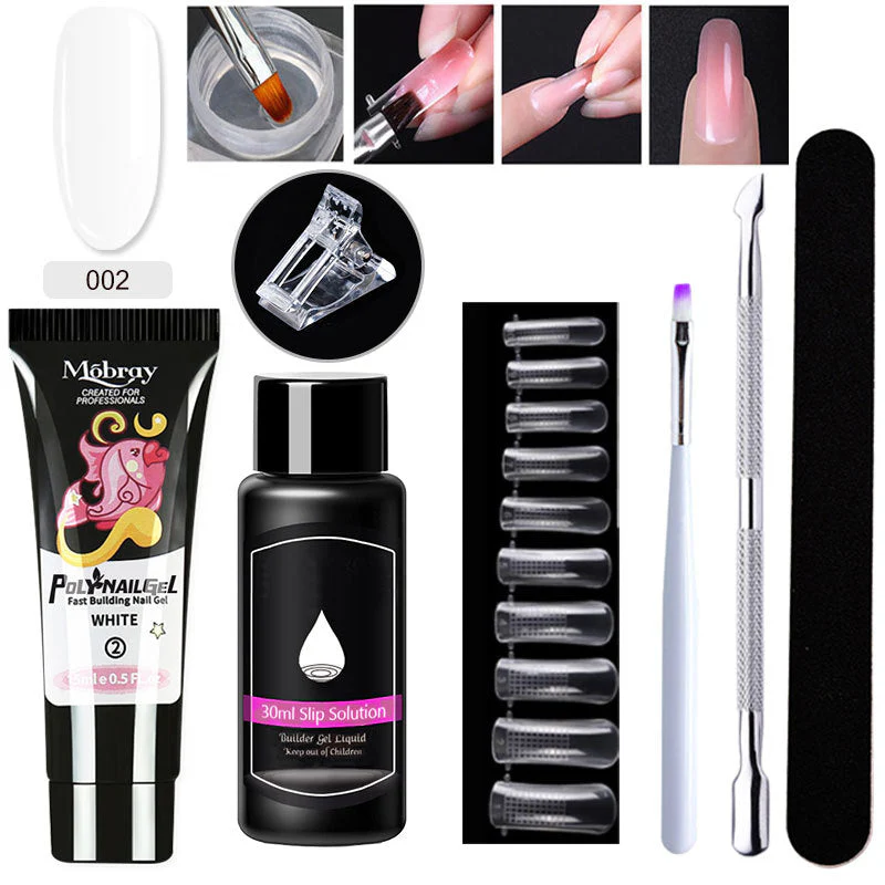 💅7-Piece Set Nail Art Crystal Extension Glue - Image 5