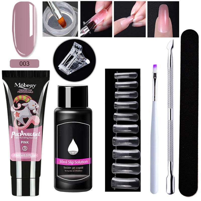 💅7-Piece Set Nail Art Crystal Extension Glue - Image 6
