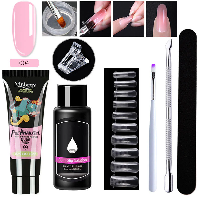 💅7-Piece Set Nail Art Crystal Extension Glue - Image 7