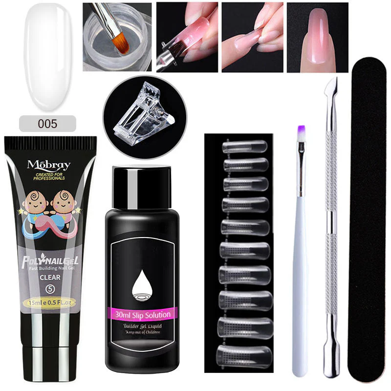 💅7-Piece Set Nail Art Crystal Extension Glue - Image 8
