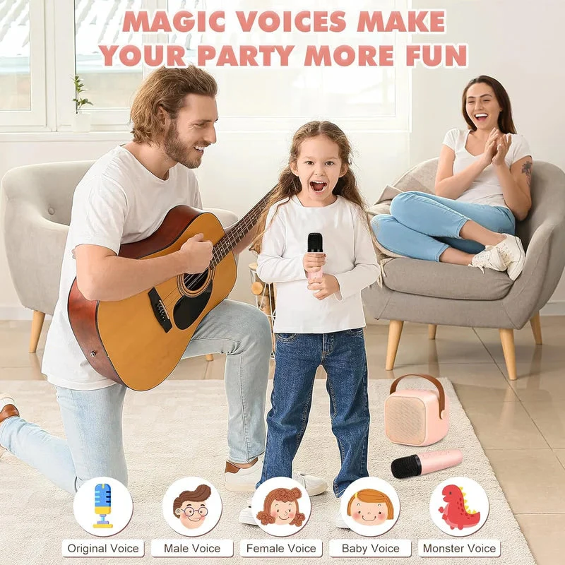🔥Last Day Promotion 50% OFF🎁Mini Karaoke Machine with Wireless Microphones - Image 2