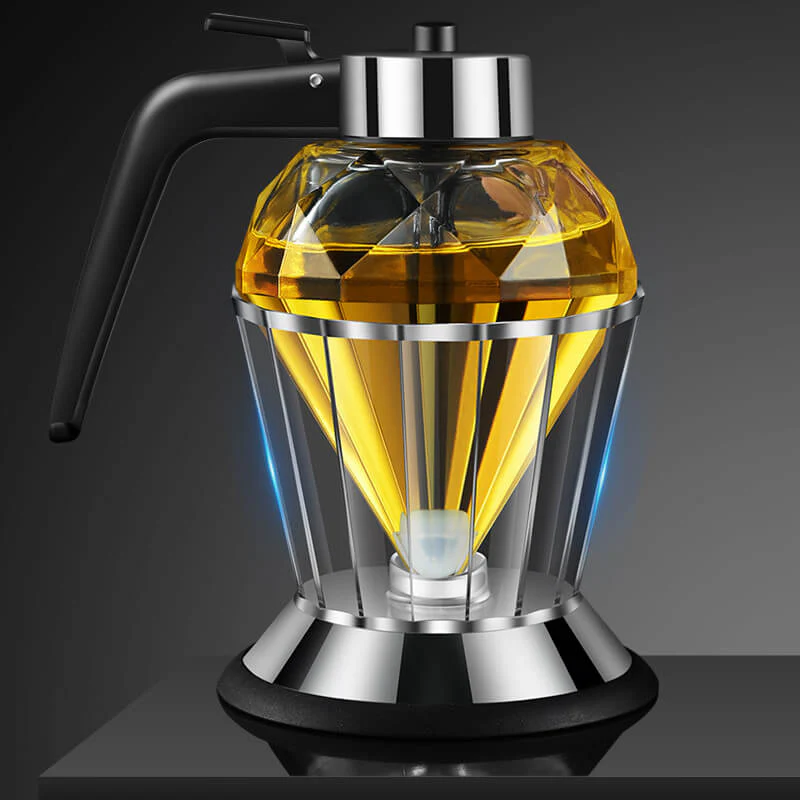 Diamond Glass Oil Bottle - Image 10