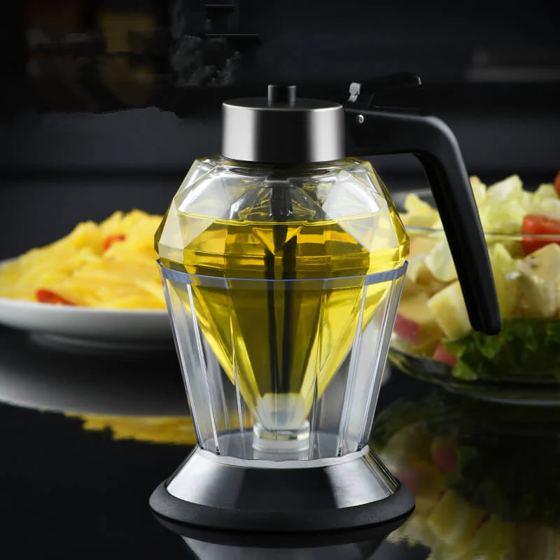 Diamond Glass Oil Bottle - Image 6