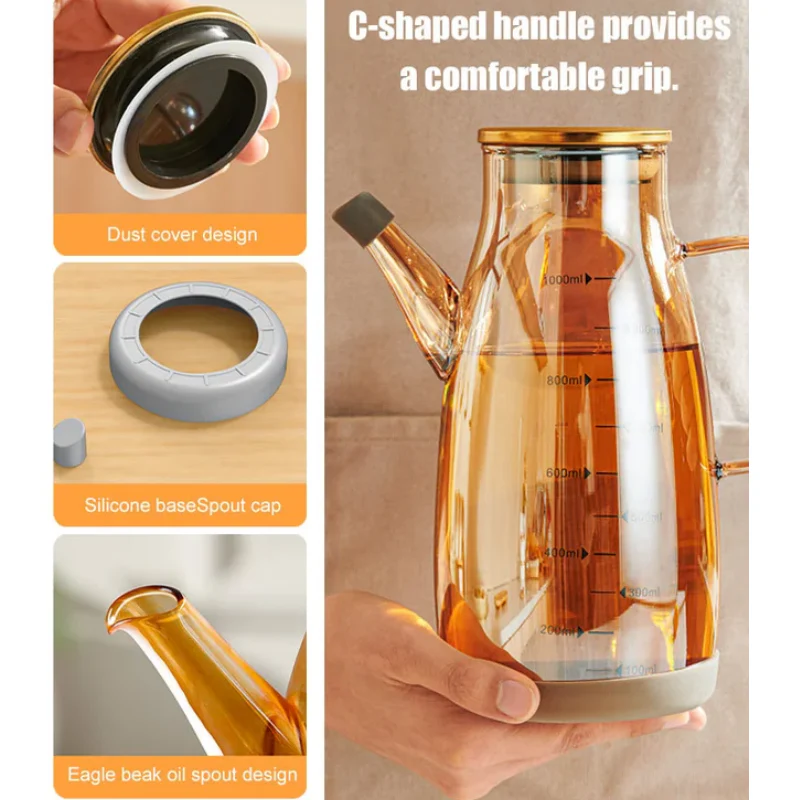 🔥2025 Hot Sale🔥Oil Dispenser Bottle with Drip Free Spout - Image 2