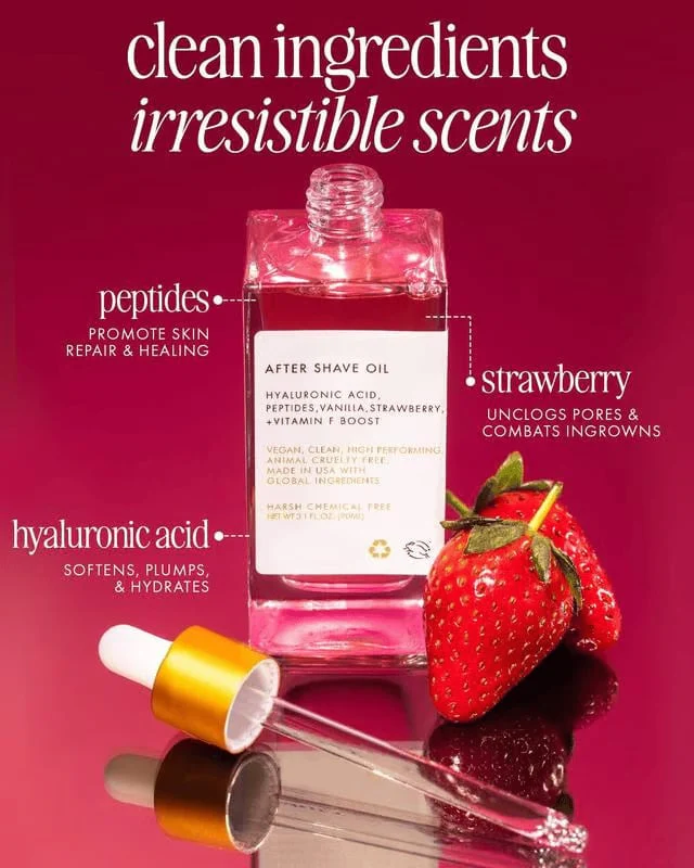 🌺Spring Specials 65% OFF🌺After Shave Perfume Oil - Strawberry🍓& Vanilla Scent - Image 4