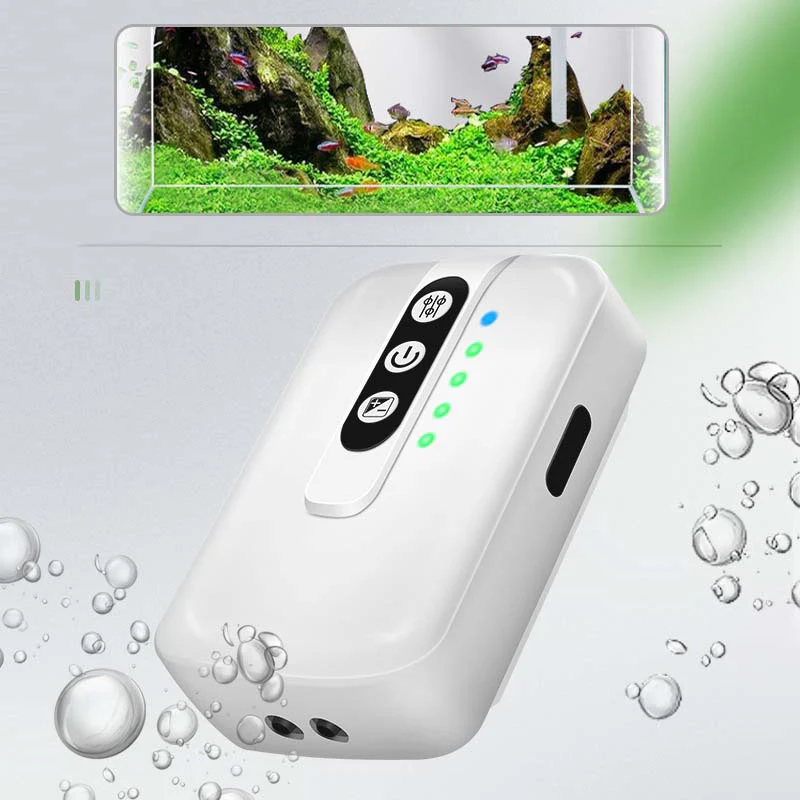 Outdoor Portable Rechargeable Aquarium Oxygen Pump - Image 3