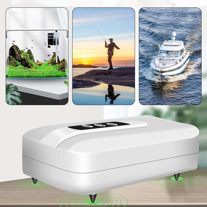 Outdoor Portable Rechargeable Aquarium Oxygen Pump - Image 4