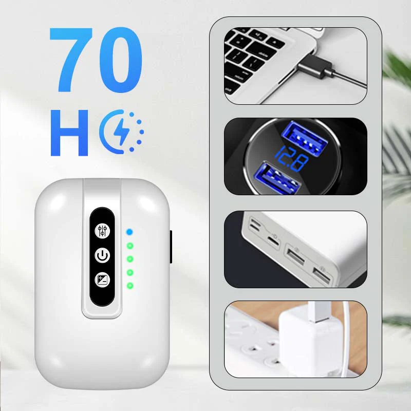 Outdoor Portable Rechargeable Aquarium Oxygen Pump - Image 6