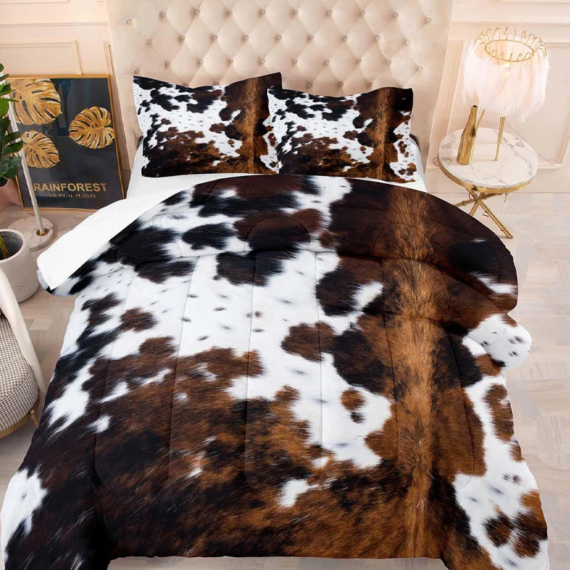 Cow Print Duvet Cover Set - Image 14