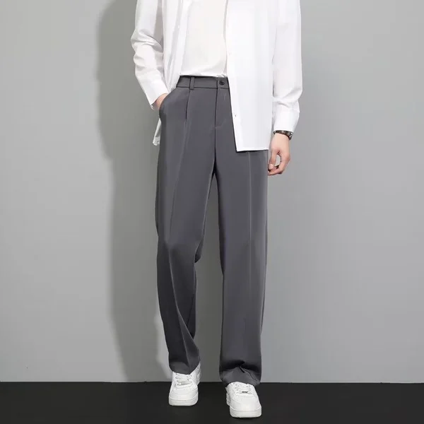 Ice Silk Straight Leg Pants - Image 2
