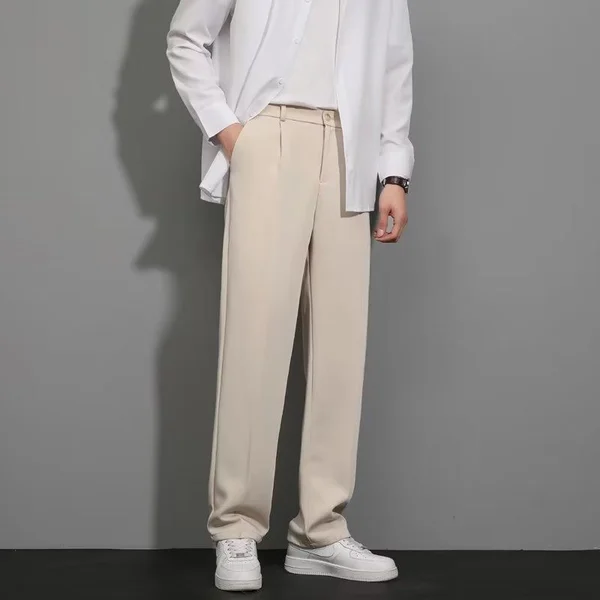 Ice Silk Straight Leg Pants - Image 3