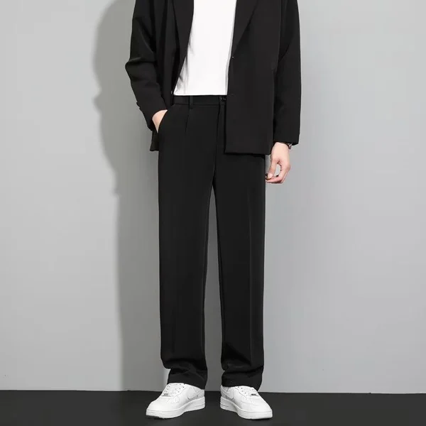 Ice Silk Straight Leg Pants - Image 9