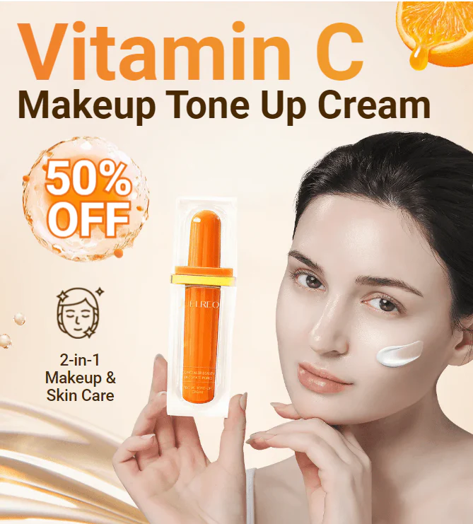 ⏳Last Day - BUY 2 GET 1 FREE!🔥Vitamin C Makeup Tone Up Cream🧡 - Image 2