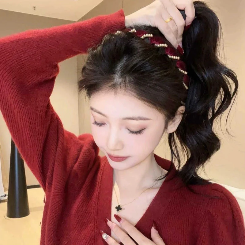 🔥Buy 1 Get 2 Free🔥Vintage High Cranium Artificial Pearl Hairband - Image 2