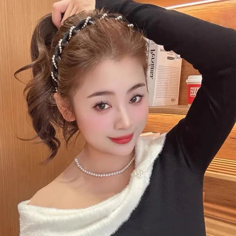 🔥Buy 1 Get 2 Free🔥Vintage High Cranium Artificial Pearl Hairband - Image 4