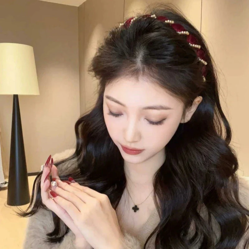 🔥Buy 1 Get 2 Free🔥Vintage High Cranium Artificial Pearl Hairband - Image 5