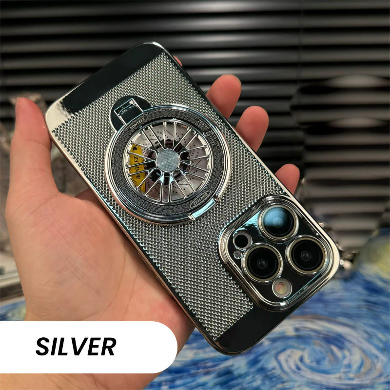 Phone Case with Gyroscope Stand for iPhone Series - Image 10