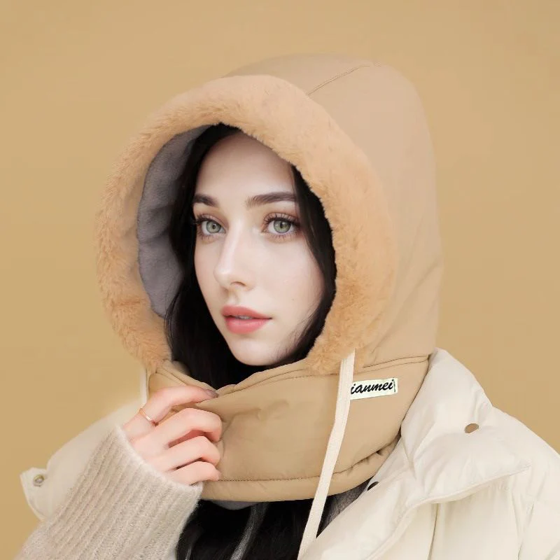 📢Stock running low! ☃️Plush-lined Thickened Thermal Hat with Face Mask for Men and Women - Image 9