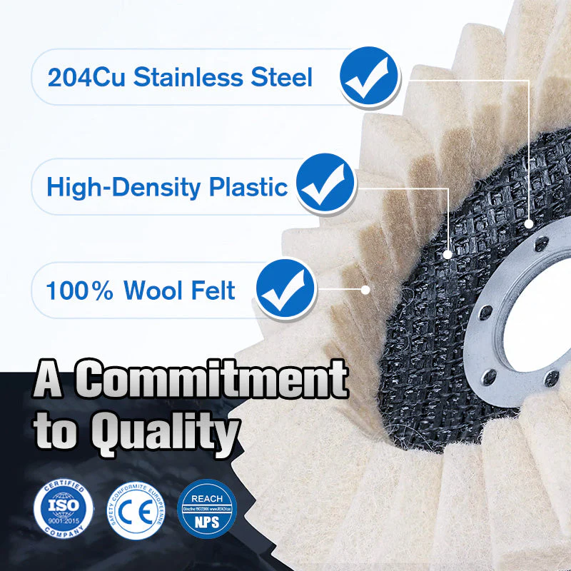 ✨Limited Sale 50% OFF✨Wool Felt Flap Polishing Disc - Image 5